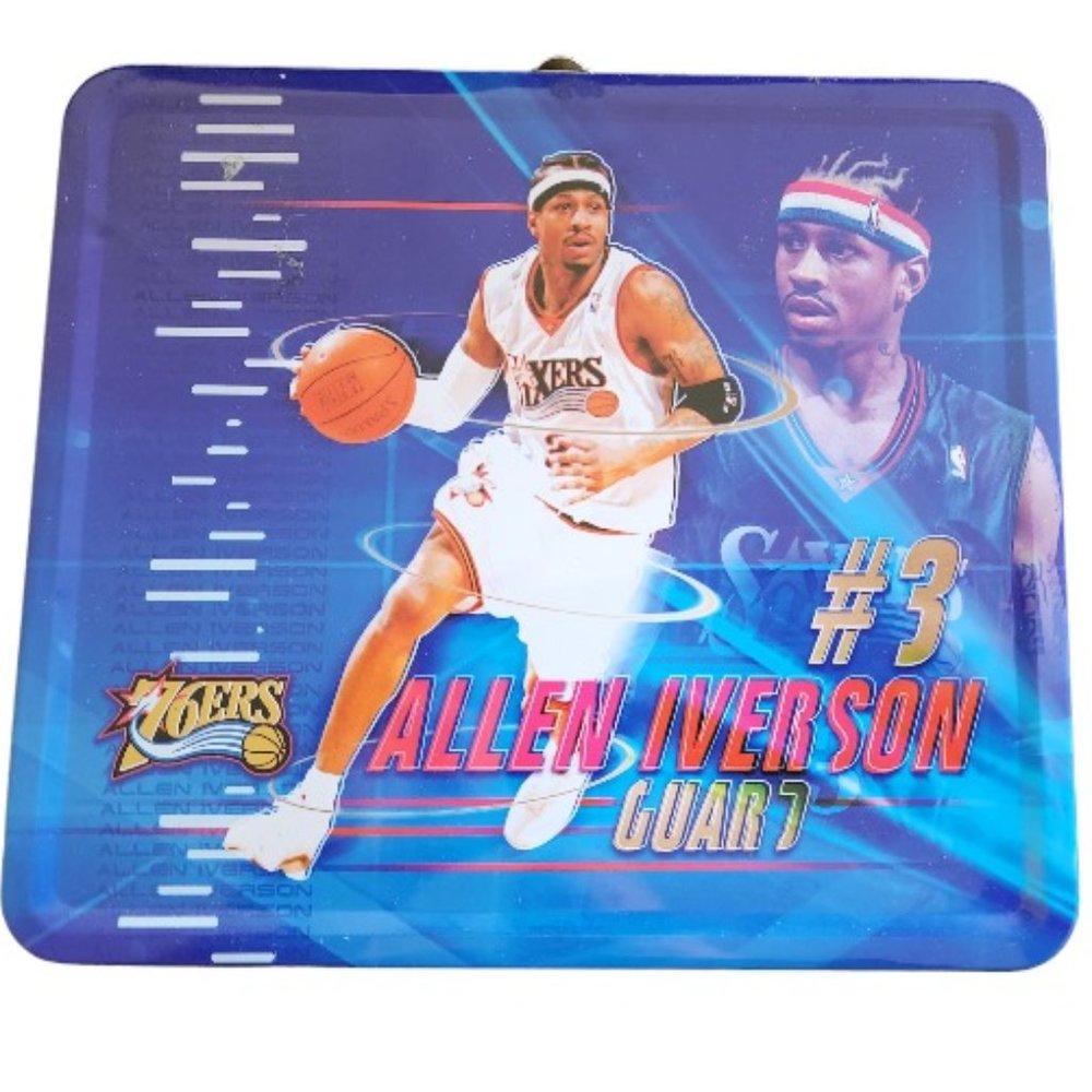 🎁🎁🔥🔥BNWOT: ALLEN IVERSON TIN LUNCH BOX🎁🎁🔥🔥